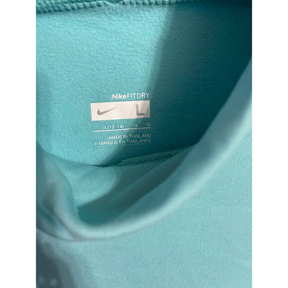 Nike Fit Dry Mock Neck Pullover Size L (12-14) - Picture 3 of 5